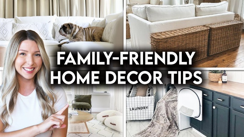10 Family-friendly Home Decorating Tips : Functional Decor Ideas