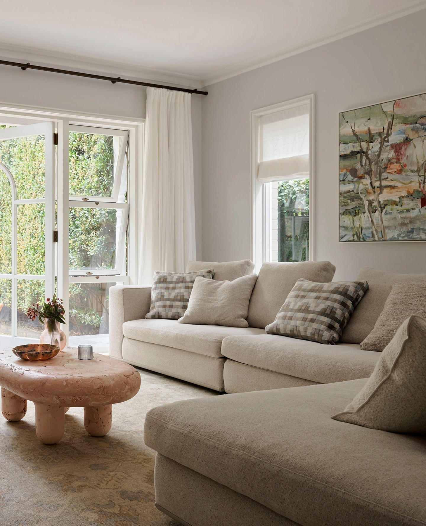 image  1 Arent&Pyke - The elegant light filled living room of our #arentpykestdio Darley House project