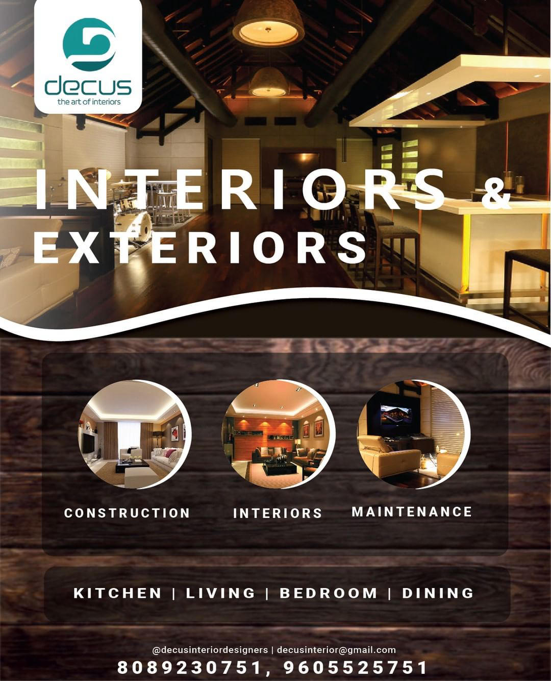 Decus Interiors - Post of the day : 21/10/2022