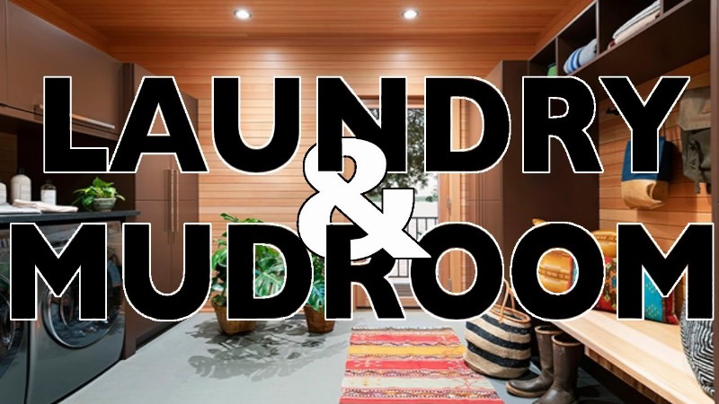 Designer Laundry & Mudroom Design Ideas! // Interior Design