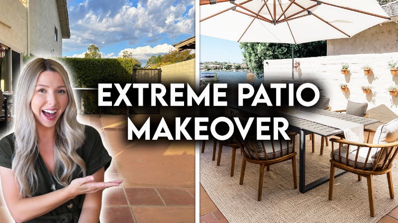 image 0 Diy Extreme Patio Makeover : Outdoor Dining Transformation