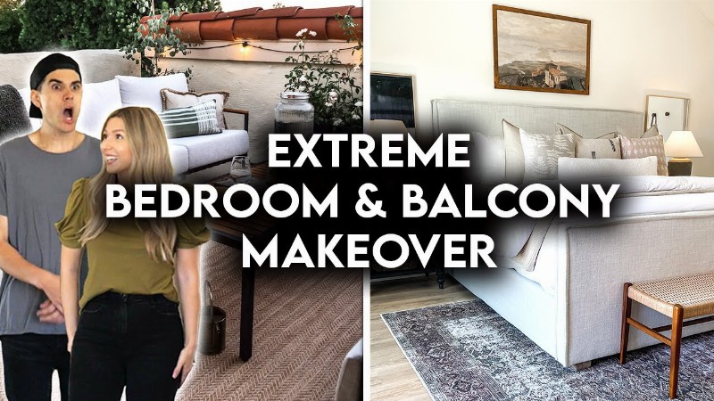 Extreme Primary Bedroom + Balcony Makeover : Lake House