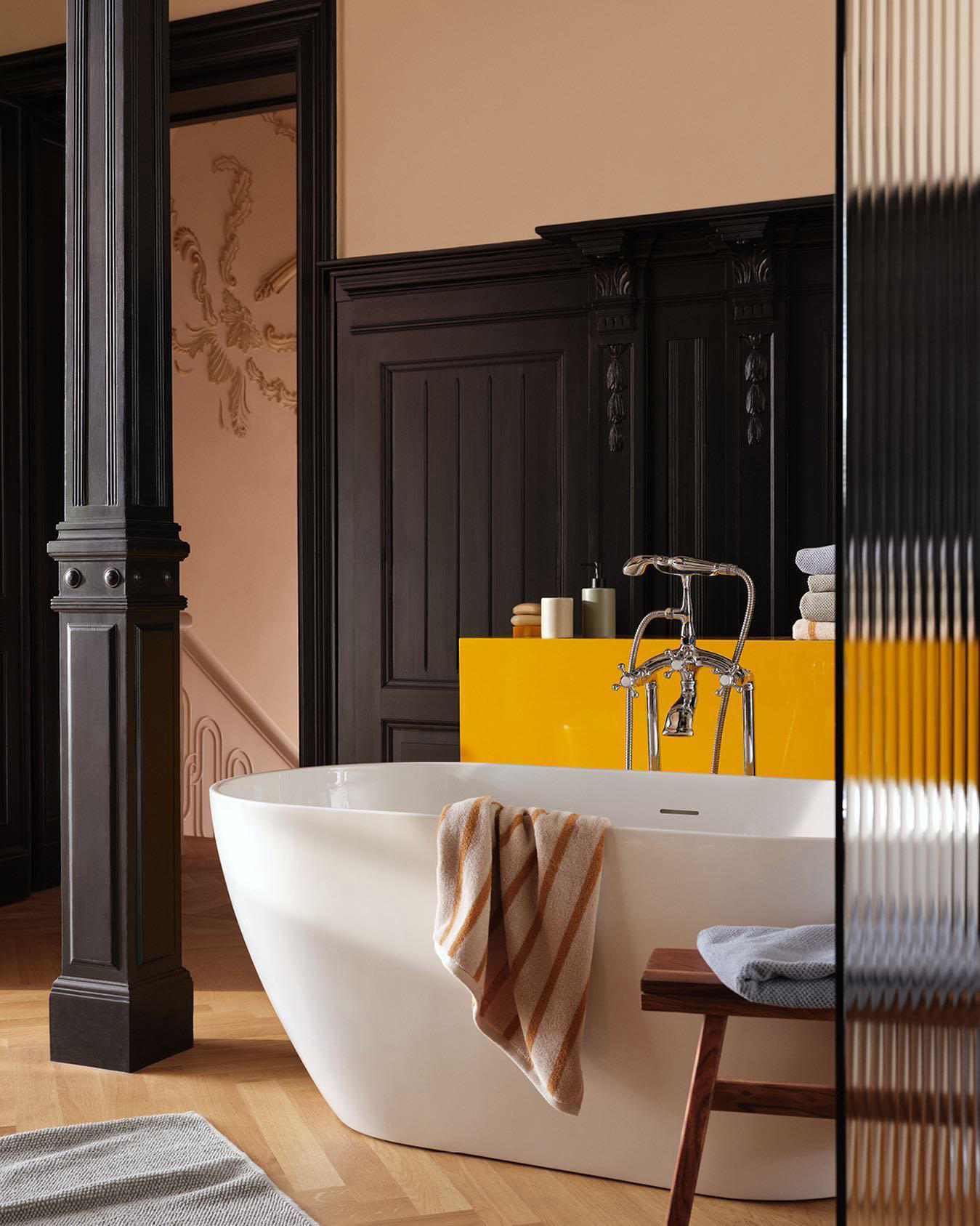 H&M HOME - A soft, striped towel makes your bath even better