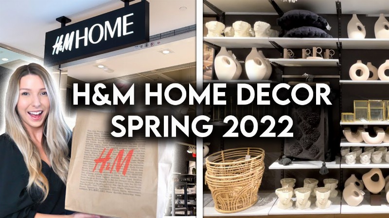 H&m Home Shop With Me + Haul Spring 2022 : New Home Decor