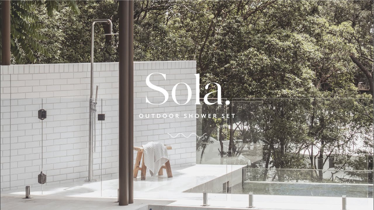 image 0 Introducing: The Sola Outdoor Shower Set : Abi Interiors First Outdoor Range