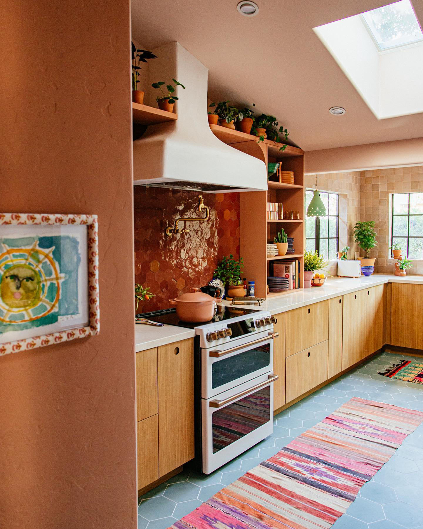 Justina Blakeney - #ad I wanted our #jungalowbythemountain kitchen to harness a ton of natural light