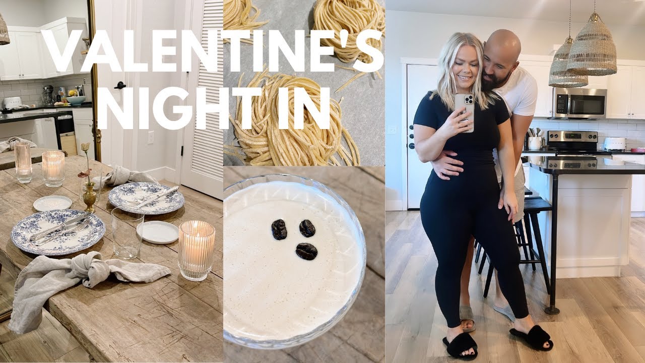 image 0 Making Homemade Pasta Decorating The Table For V Day Valentine's Day Vlog : Brandy Jackson