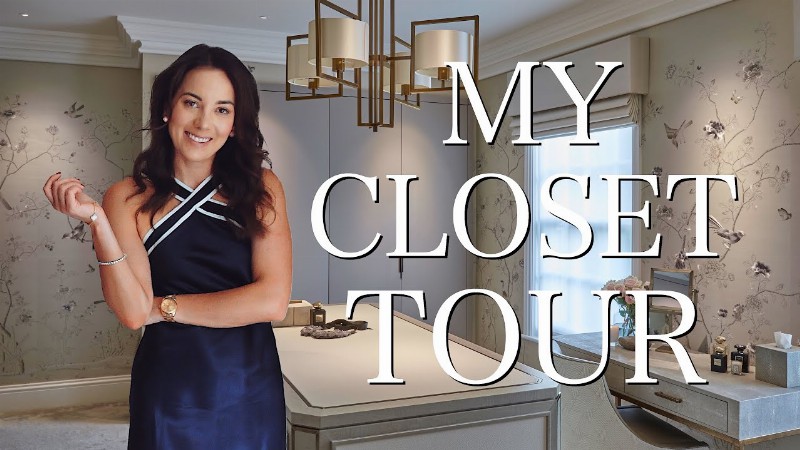 My Closet Tour - Interior Designer Dressing Room & Wardrobe Reveal