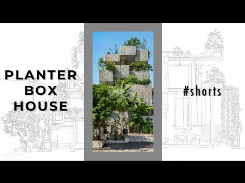 image 0 Planter Box House : Terrace House Transformation : #shorts