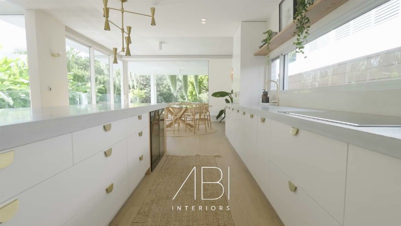 Recreate A Mediterranean House Design With Brushed Brass Details : Abi Interiors
